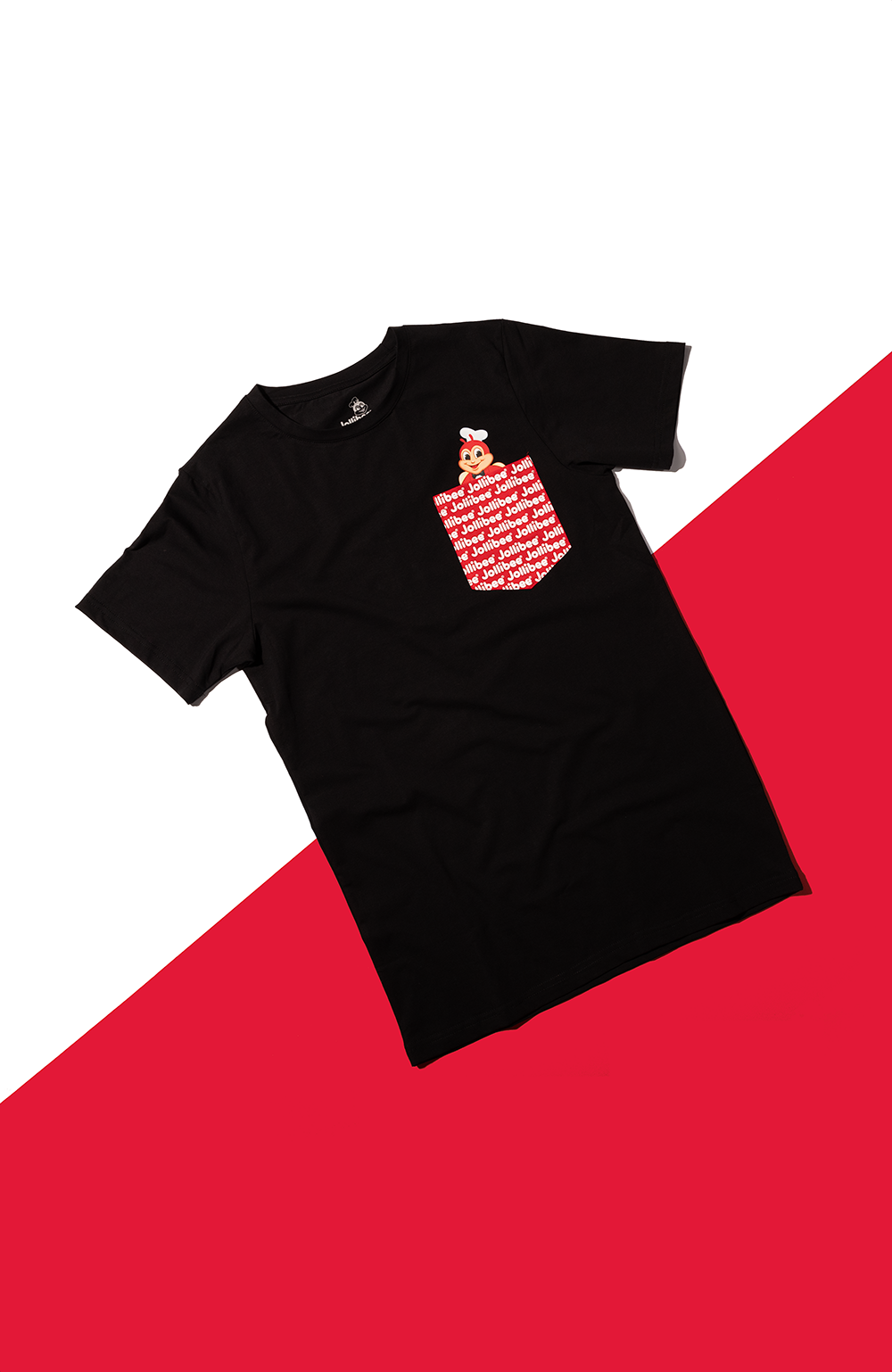 Jollibee black pocket tee