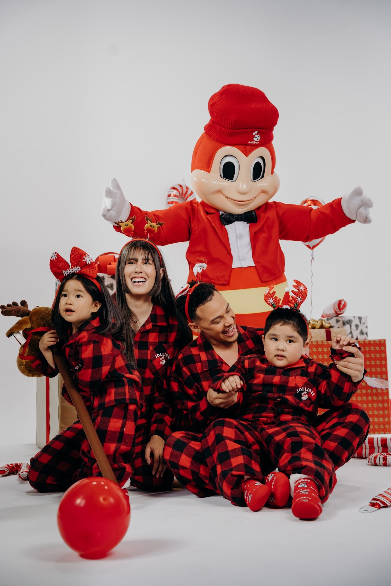 Jollibee Checkered Pajama Set (Kids)