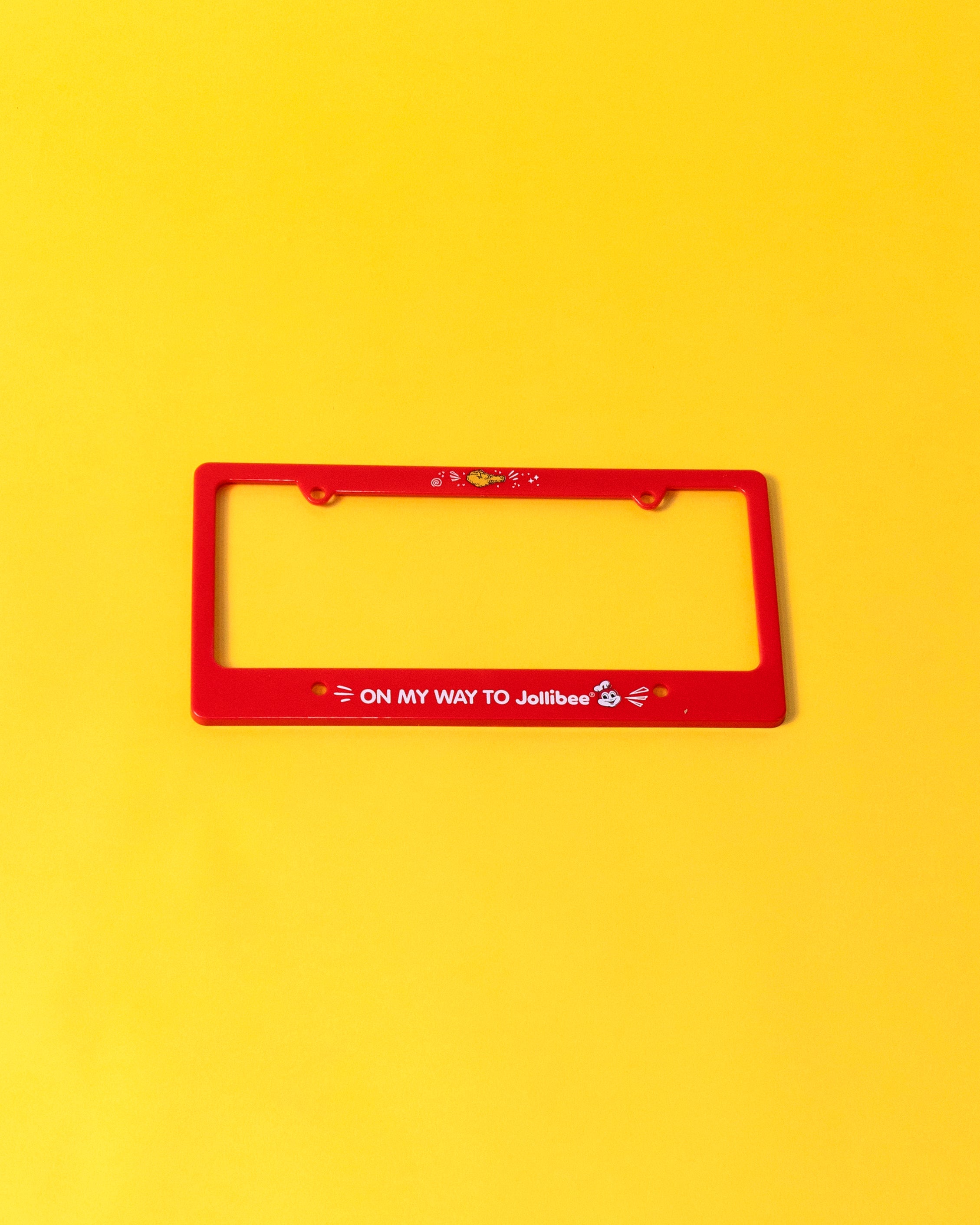 On My Way to Jollibee License Plate Cover hover figure