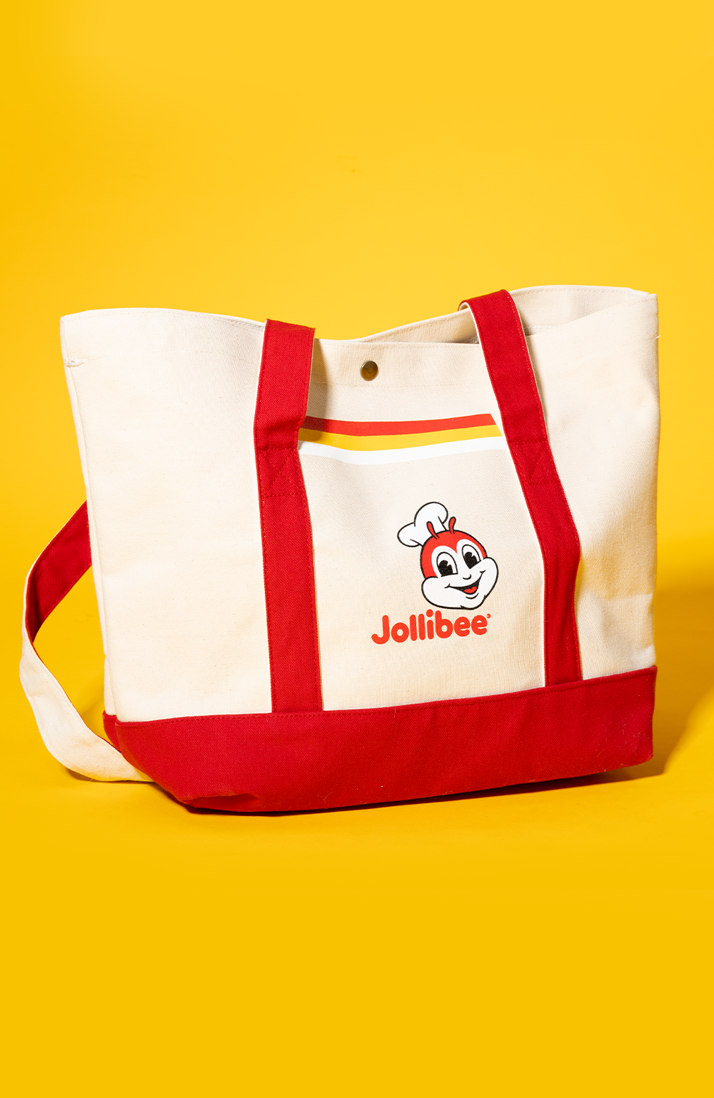 Two Color Tote Bag with Jollibee logo