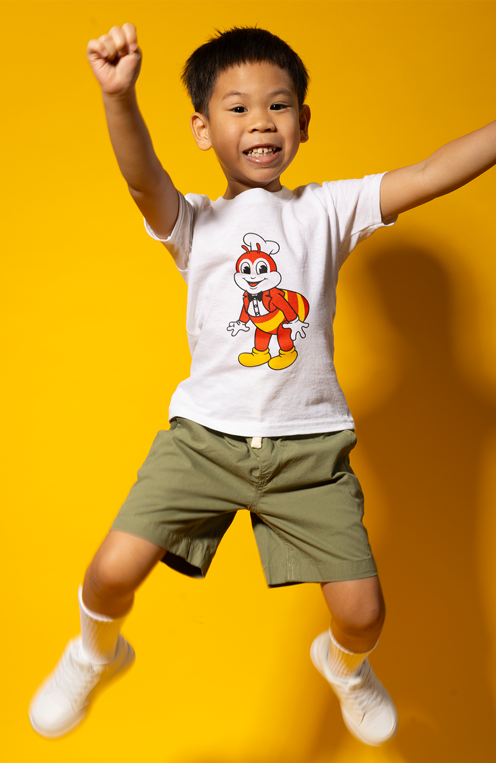 Jollibee White Toddler Mascot Tee