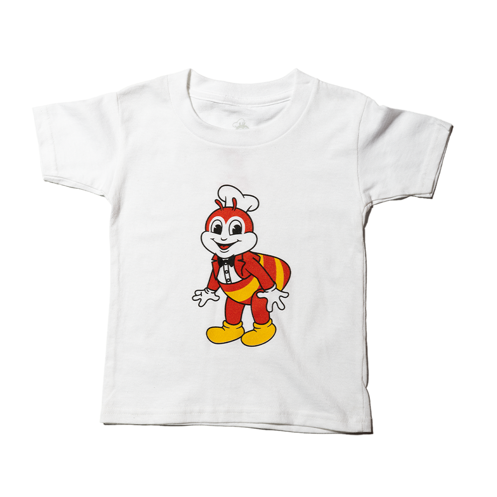 Jollibee White Toddler Mascot Tee