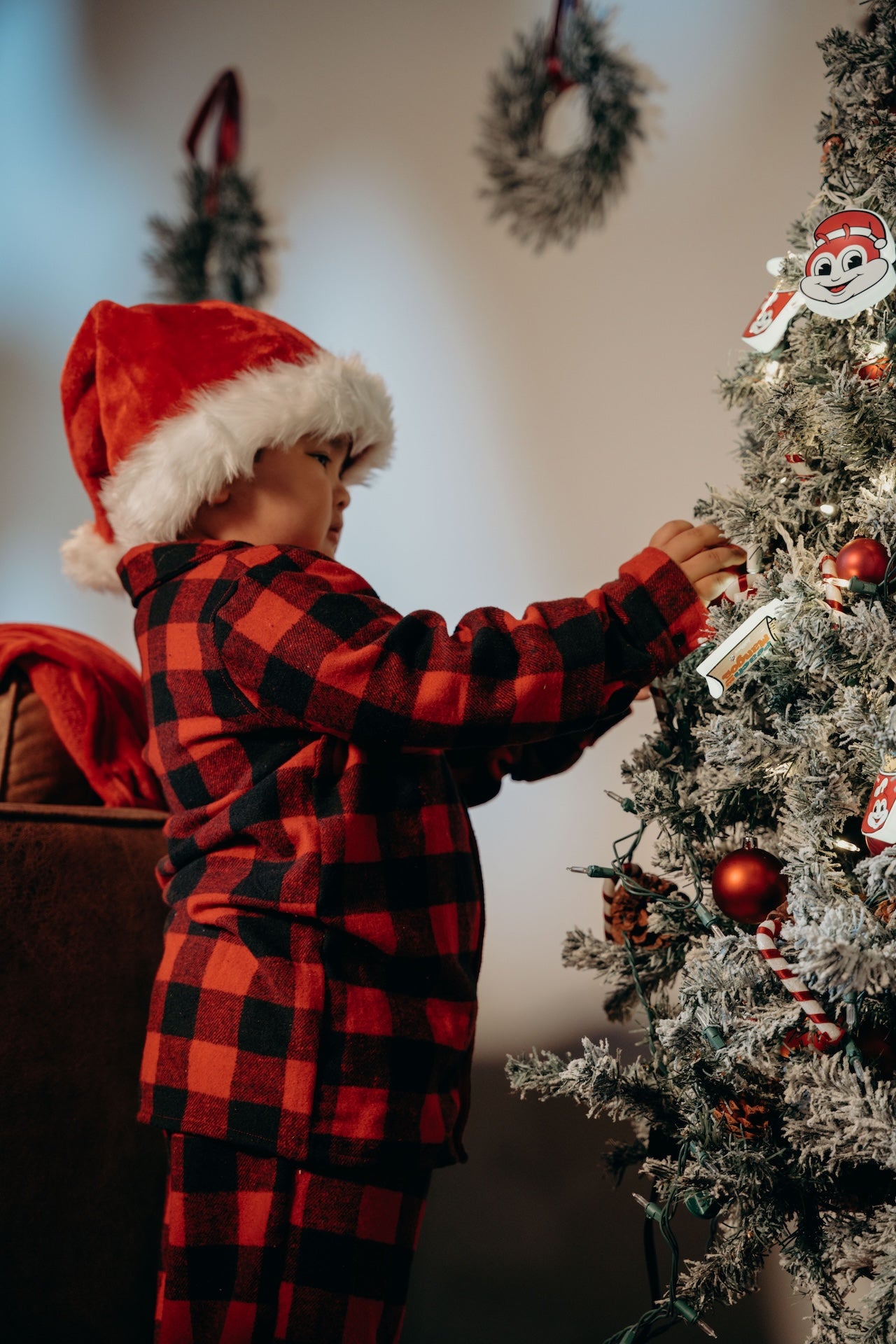 Jollibee Checkered Pajama Set (Kids)