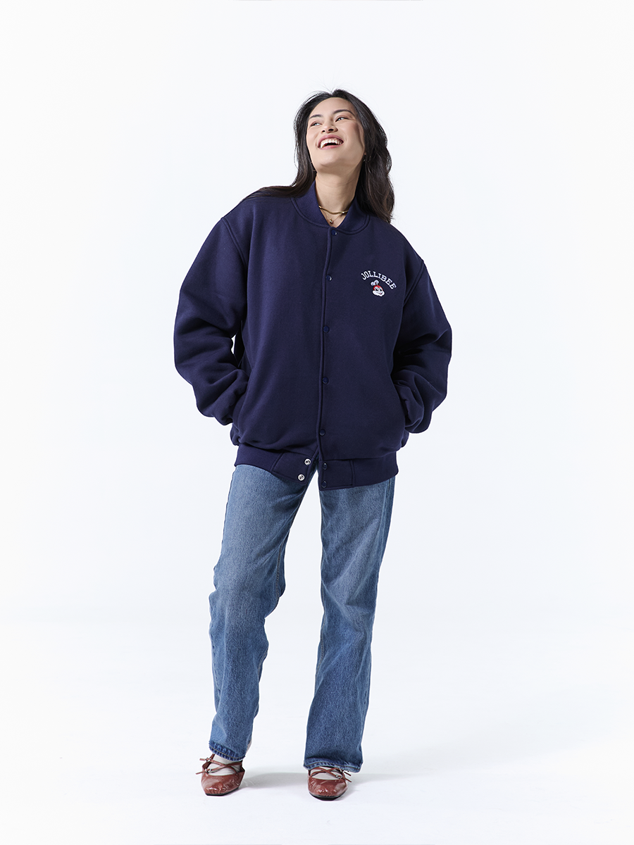 Navy Unisex Bomber Jacket | Jolly Merch Shop