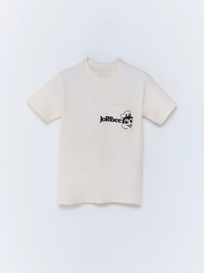 Peeking Bee Pocket T-Shirt | Jolly Merch Shop