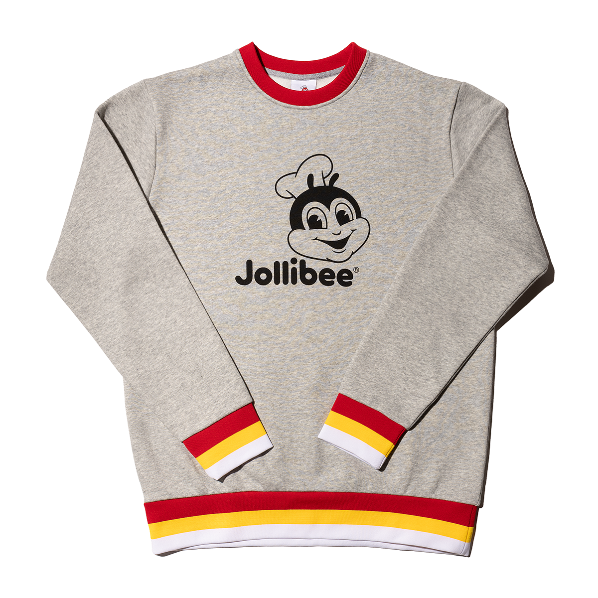 Jollibee Gray Crewneck Sweater | Jolly Merch Shop